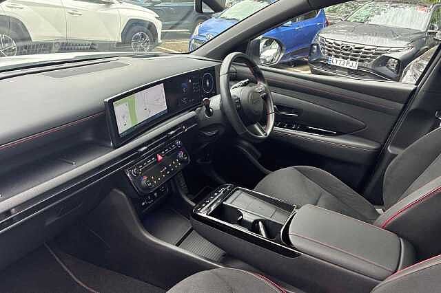 Hyundai TUCSON 1.6T 48V MHD N Line S 5dr DCT Pearl - Serenity white