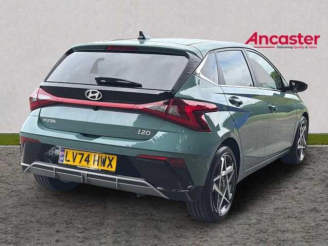 Hyundai I20 1.0T GDi Ultimate 5dr DCT Pearl - Mangrove green