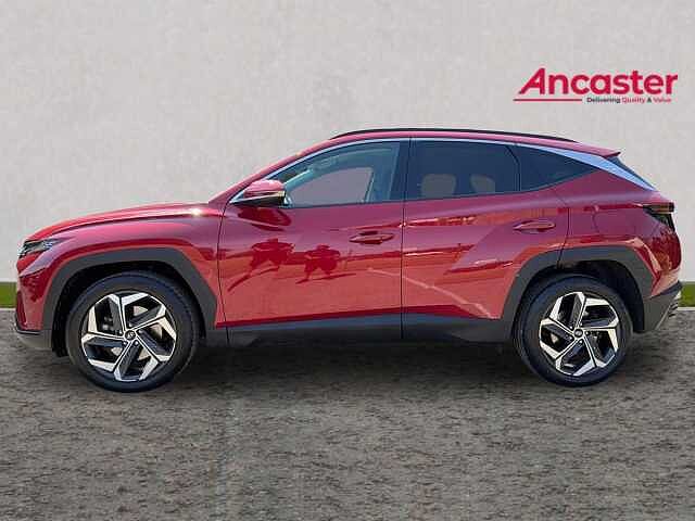 Hyundai TUCSON 1.6 TGDi Hybrid 230 Premium 5dr 2WD Auto Ultimate red