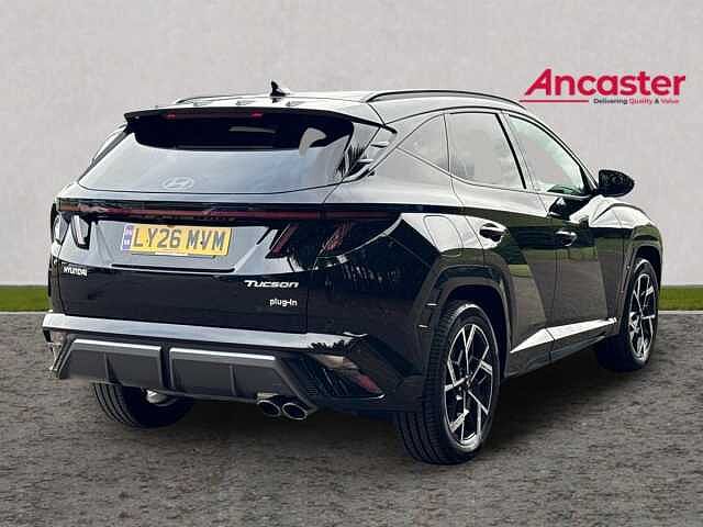 Hyundai TUCSON 1.6T 288 PHEV N Line Edition 5dr 4WD Auto [NI] Pearl - Abyss black