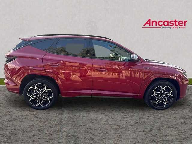 Hyundai TUCSON 1.6 TGDi Hybrid 230 N Line 5dr 2WD Auto Pearl - Sunset red