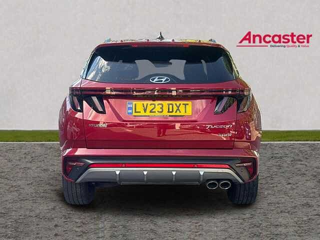 Hyundai TUCSON 1.6 TGDi Hybrid 230 N Line 5dr 2WD Auto Pearl - Sunset red