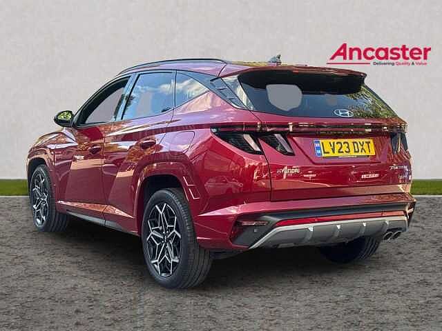 Hyundai TUCSON 1.6 TGDi Hybrid 230 N Line 5dr 2WD Auto Pearl - Sunset red
