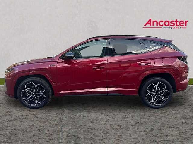 Hyundai TUCSON 1.6 TGDi Hybrid 230 N Line 5dr 2WD Auto Pearl - Sunset red