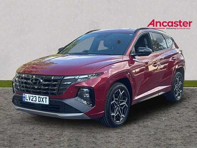 Hyundai TUCSON 1.6 TGDi Hybrid 230 N Line 5dr 2WD Auto Pearl - Sunset red