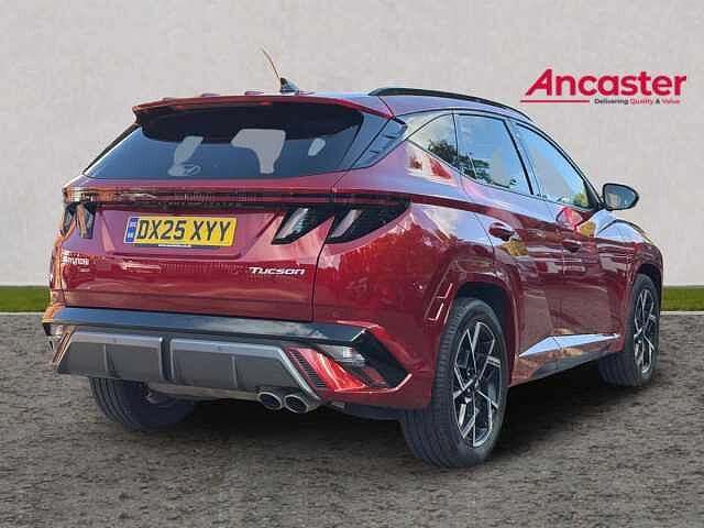 Hyundai TUCSON 1.6T 48V MHD N Line S 5dr DCT Ultimate red