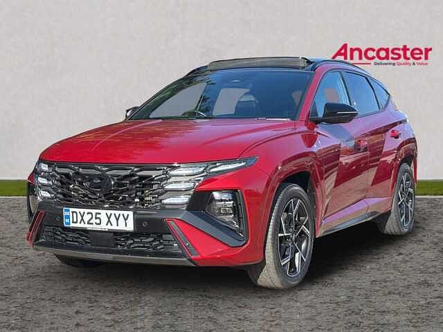 Hyundai TUCSON 1.6T 48V MHD N Line S 5dr DCT Ultimate red