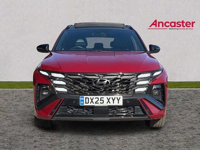 Hyundai TUCSON 1.6T 48V MHD N Line S 5dr DCT Ultimate red