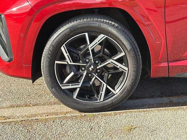 Hyundai TUCSON 1.6T 48V MHD N Line S 5dr DCT Ultimate red